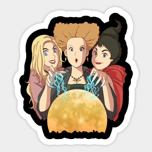 Sanderson Sisters Halloween Sticker by Hiro Fiction